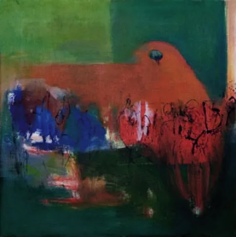 Vigilante, Deolinda Fonseca, 2006, Oil on canvas