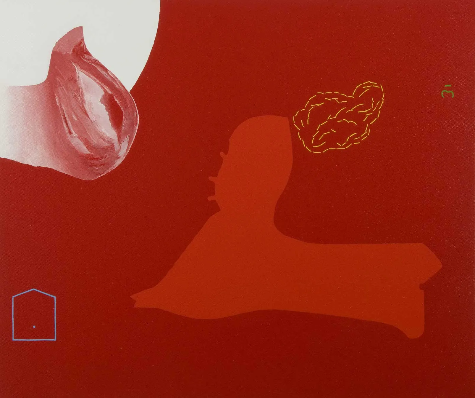 lá fora, Fala Mariam, 2006, Painting on canvas
