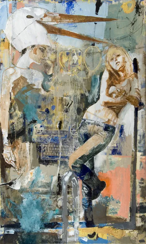 Indecisões, João Cristóvão, 2011, Mixed media on canvas