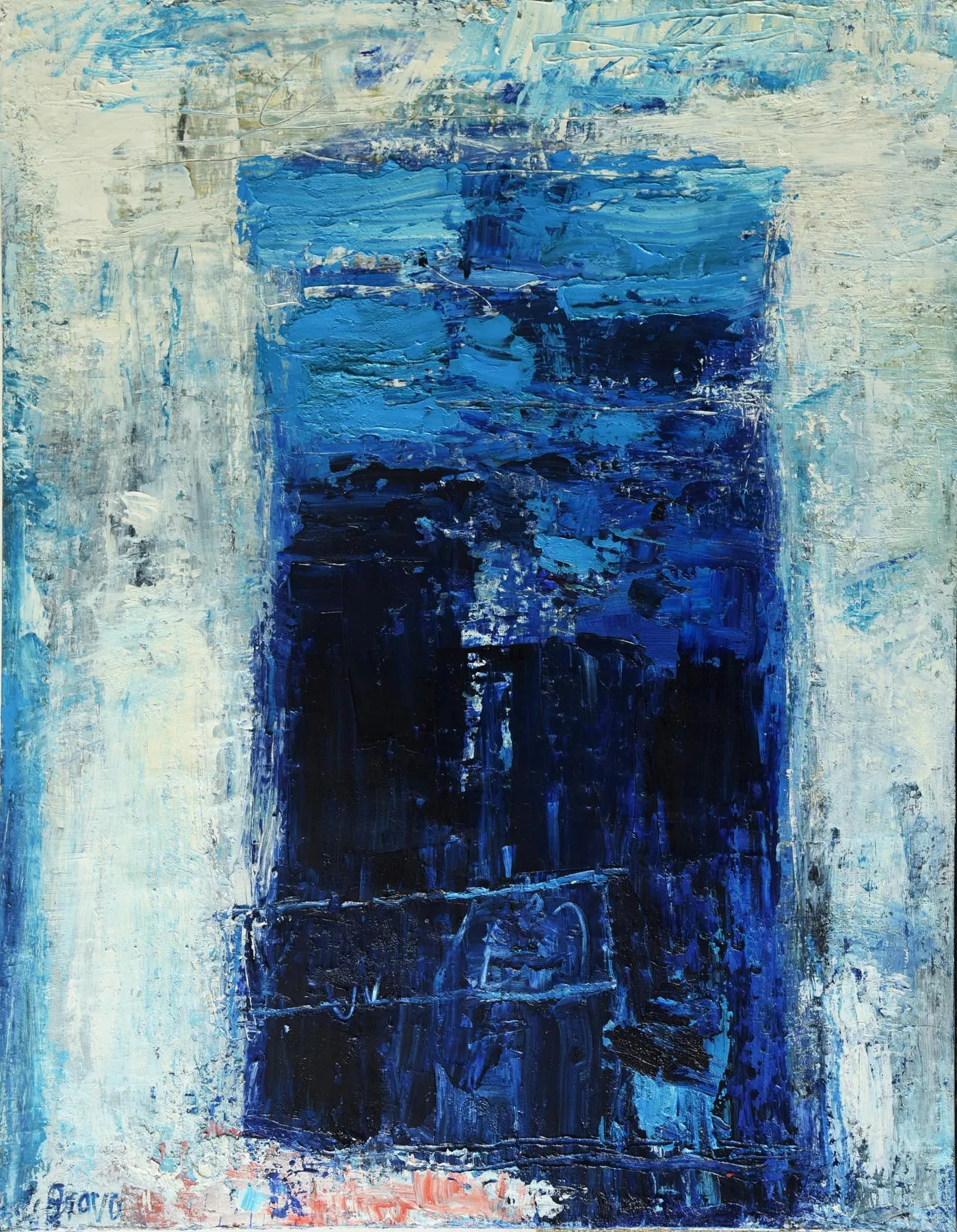 Untitled (162-14), González Bravo, 2015, Oil on canvas