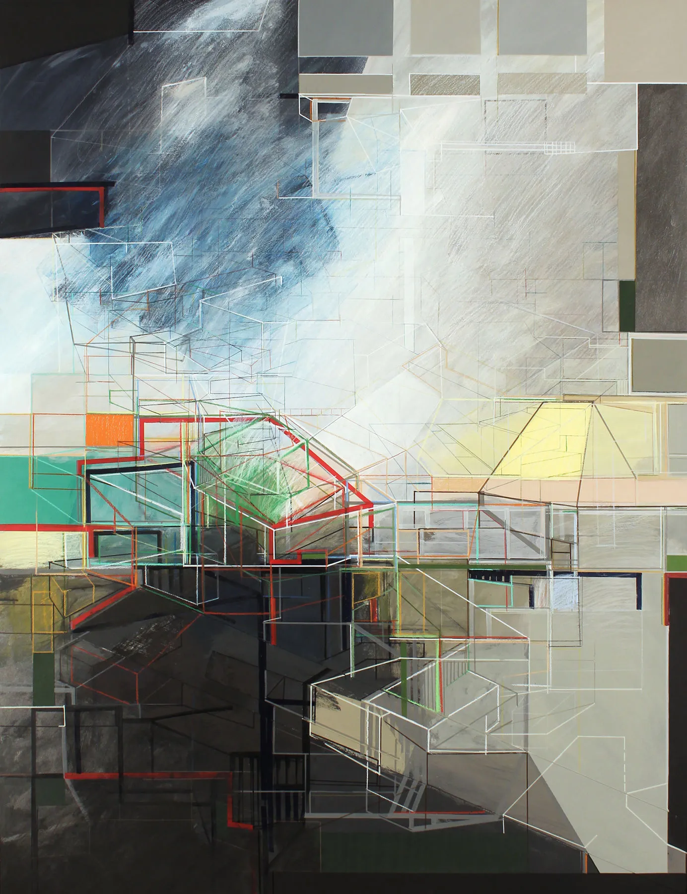 (de)CODE #05, Susana Chasse, 2022, Mixed media on MDF