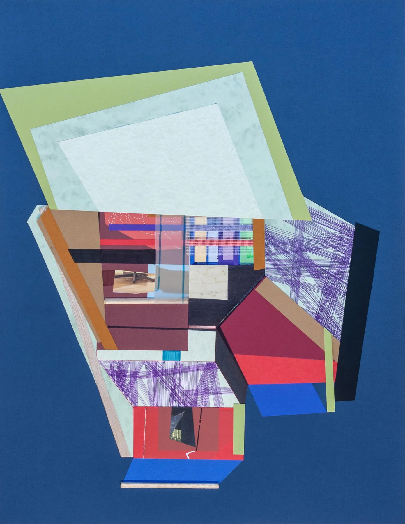 Heavy drawing #34, Ana Pais Oliveira, 2017, Mixed media on card