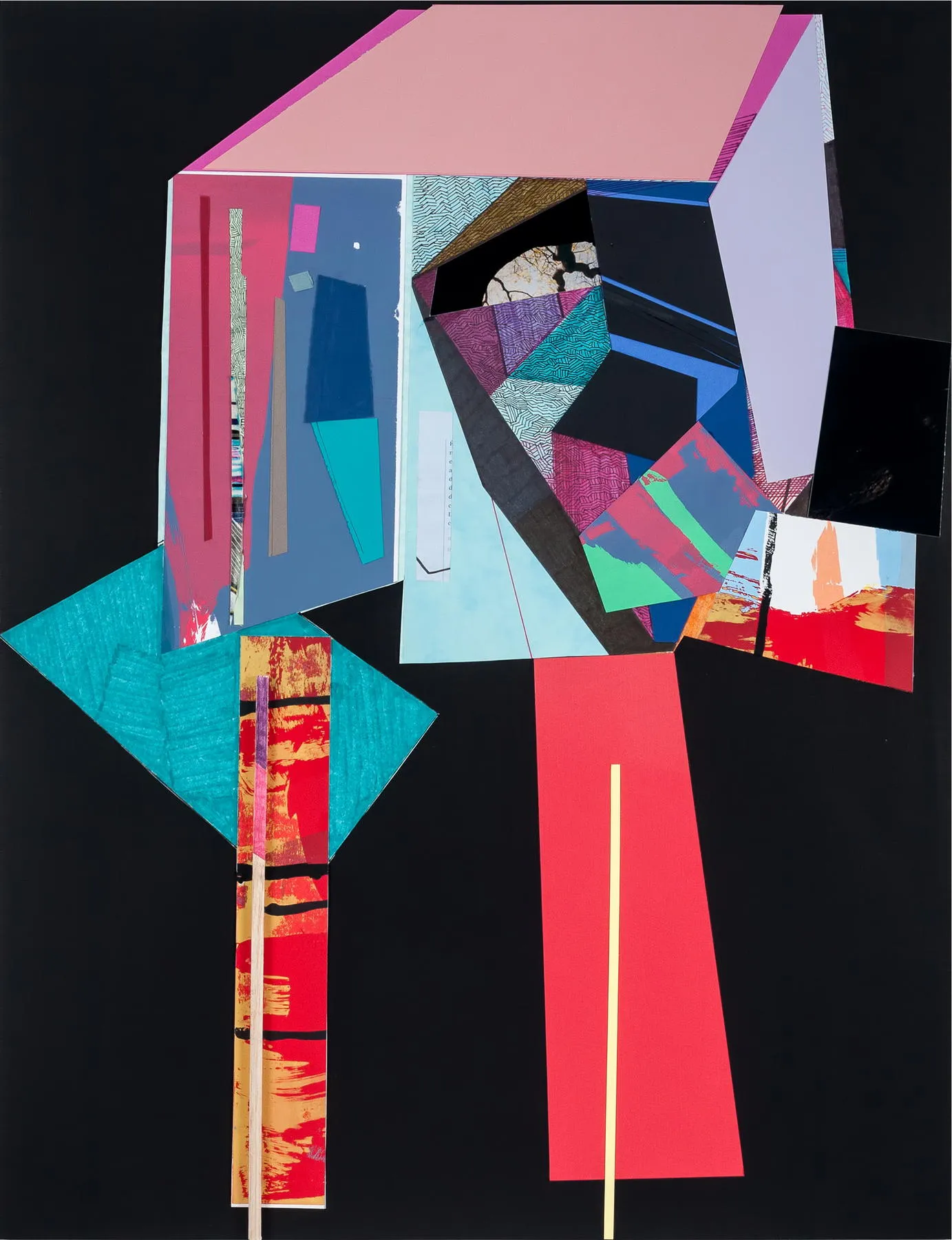 Heavy drawing #52, Ana Pais Oliveira, 2016, Mixed media on card