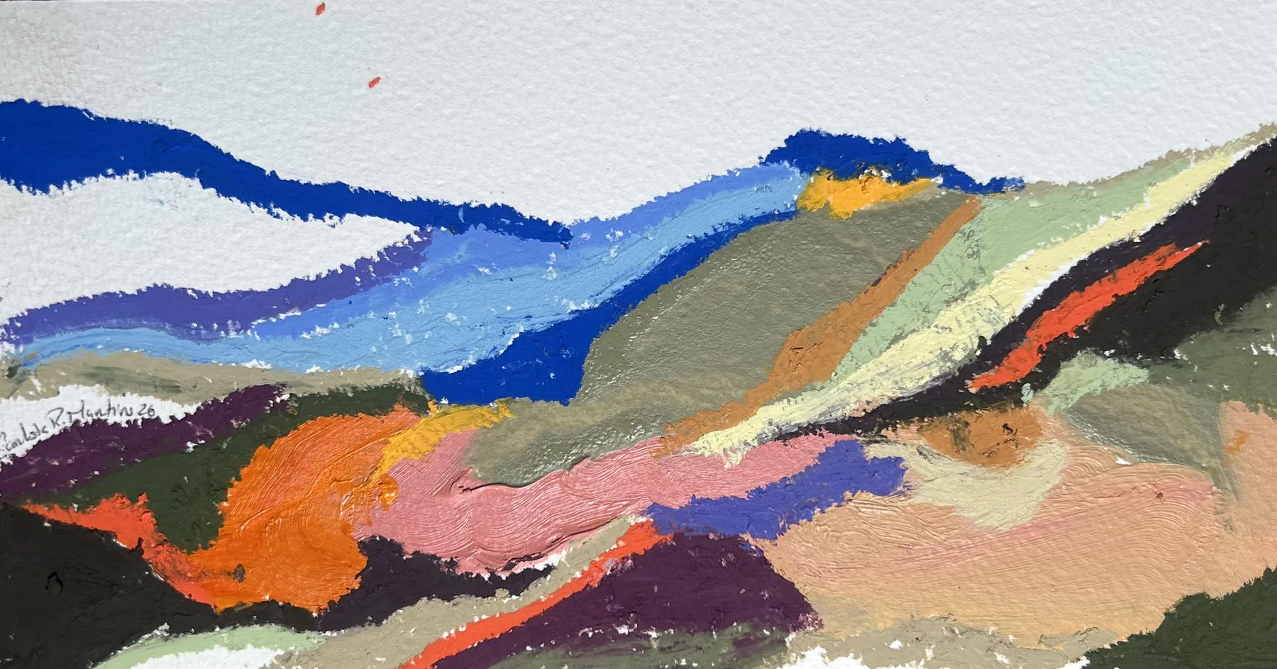 Untitled (293-32), Carlota Roque Martins, 2026, Mixed media on paper