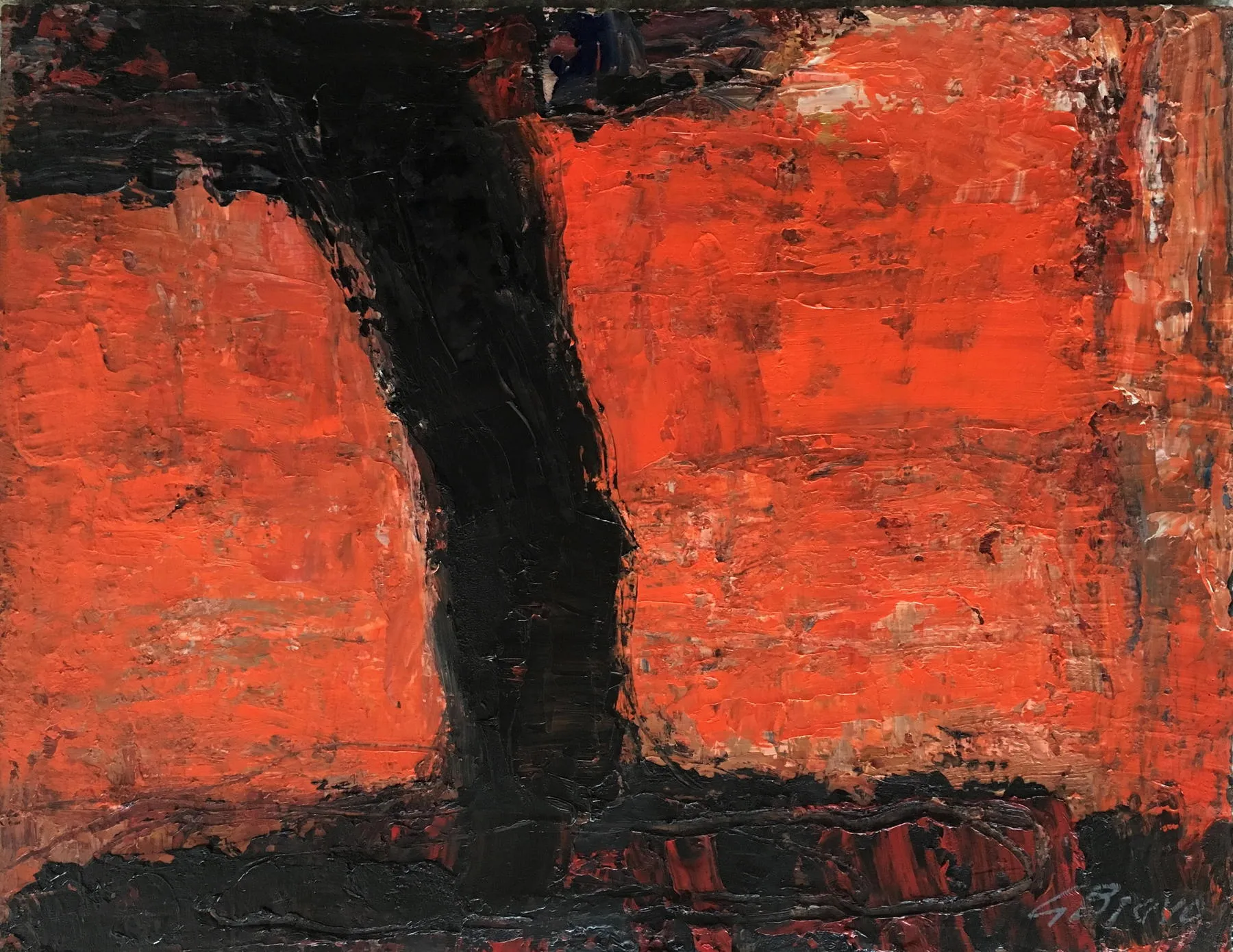 Untitled (162-24), González Bravo, 2015, Oil on canvas
