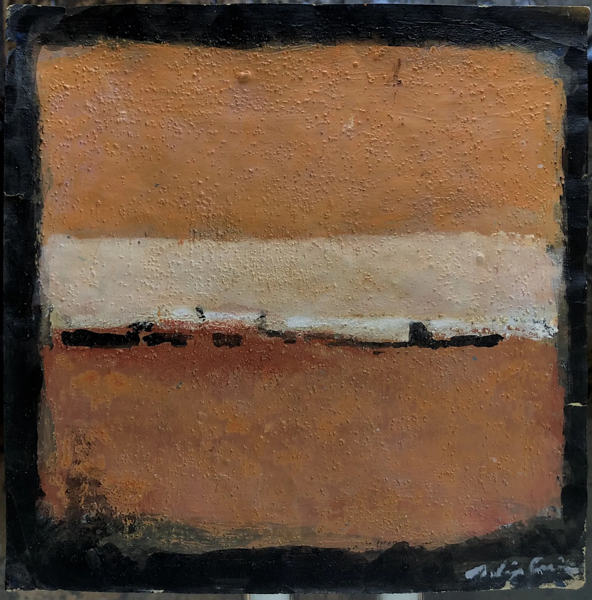 Désert ocre, Rodrigo Ferreira, 2020, Oil on paper