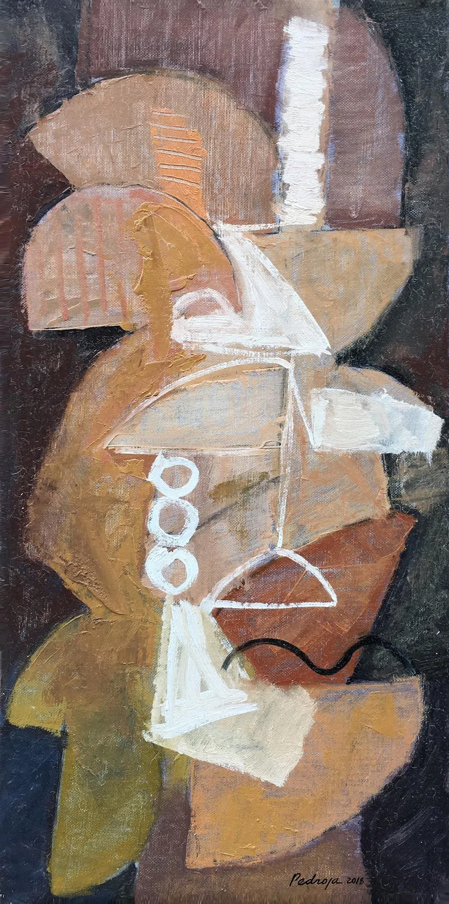Suite asolana XXXIV, Bruno Pedrosa, 2017, Acrylic on canvas