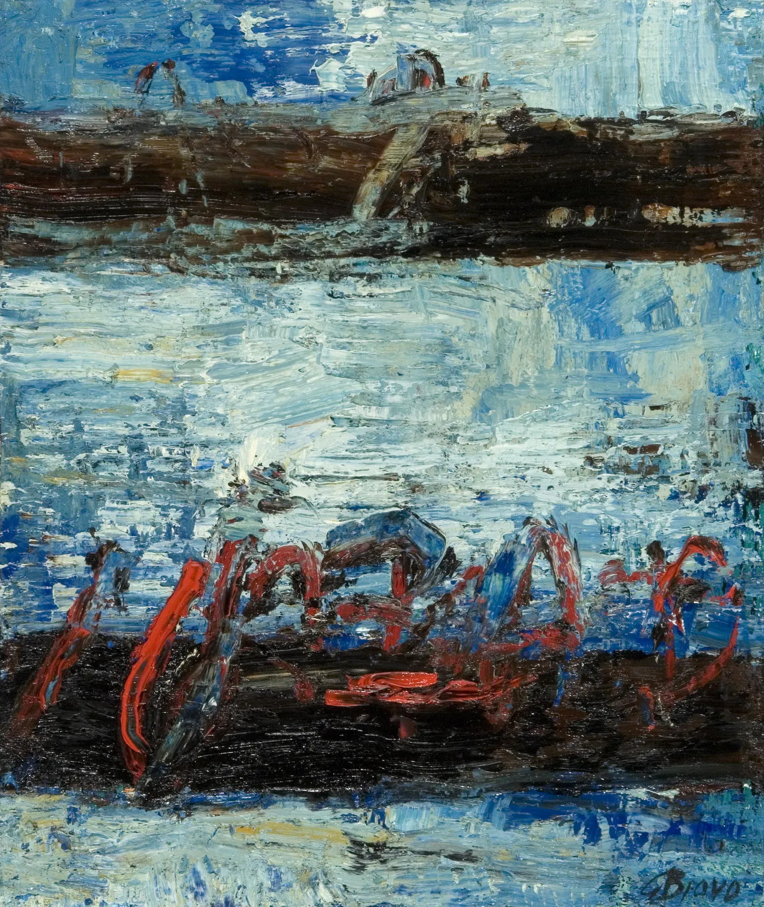 Untitled, González Bravo, 2008, Oil on canvas