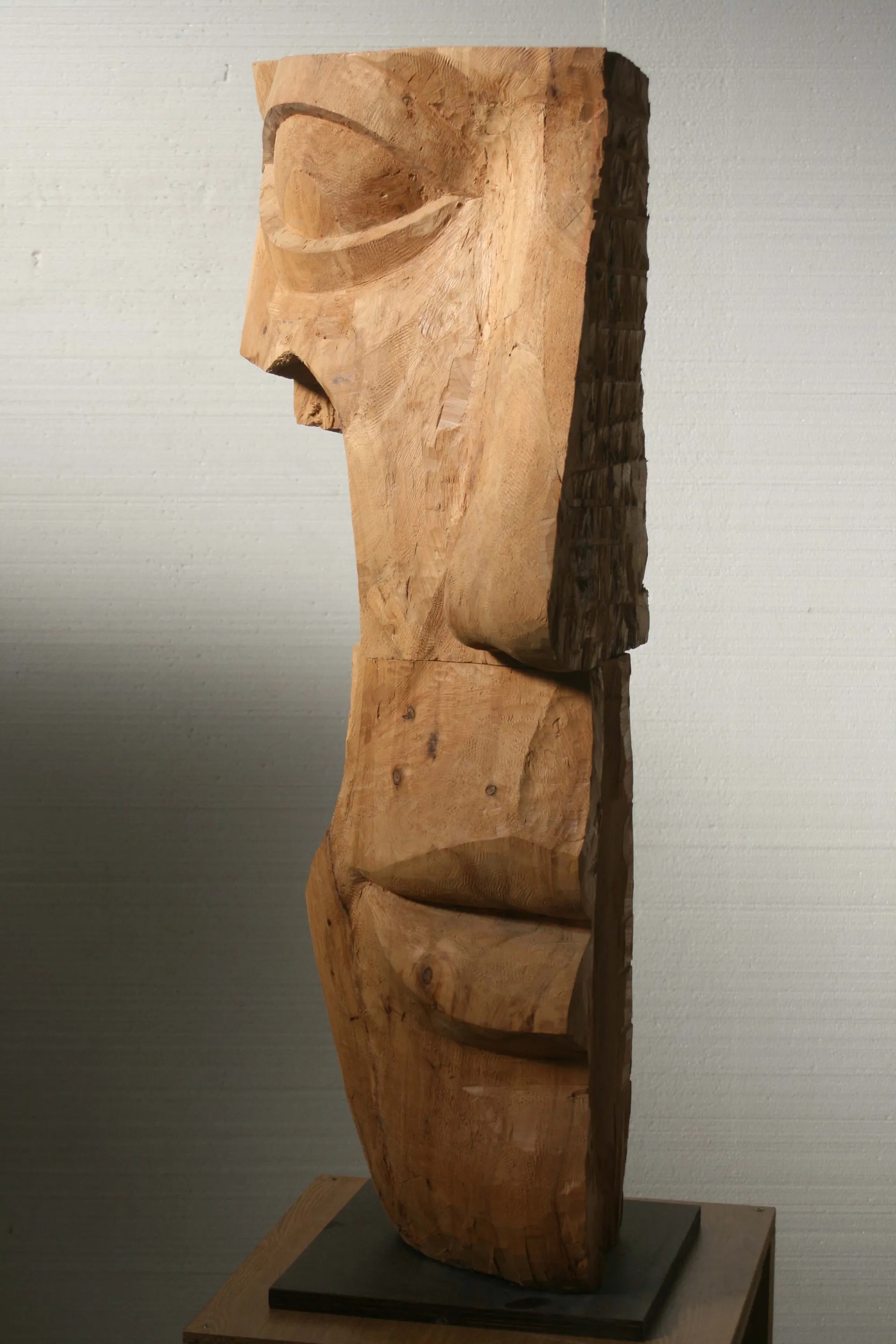 Cabeça de Homem, Nogueira Lopes, 2012, Cedar wood