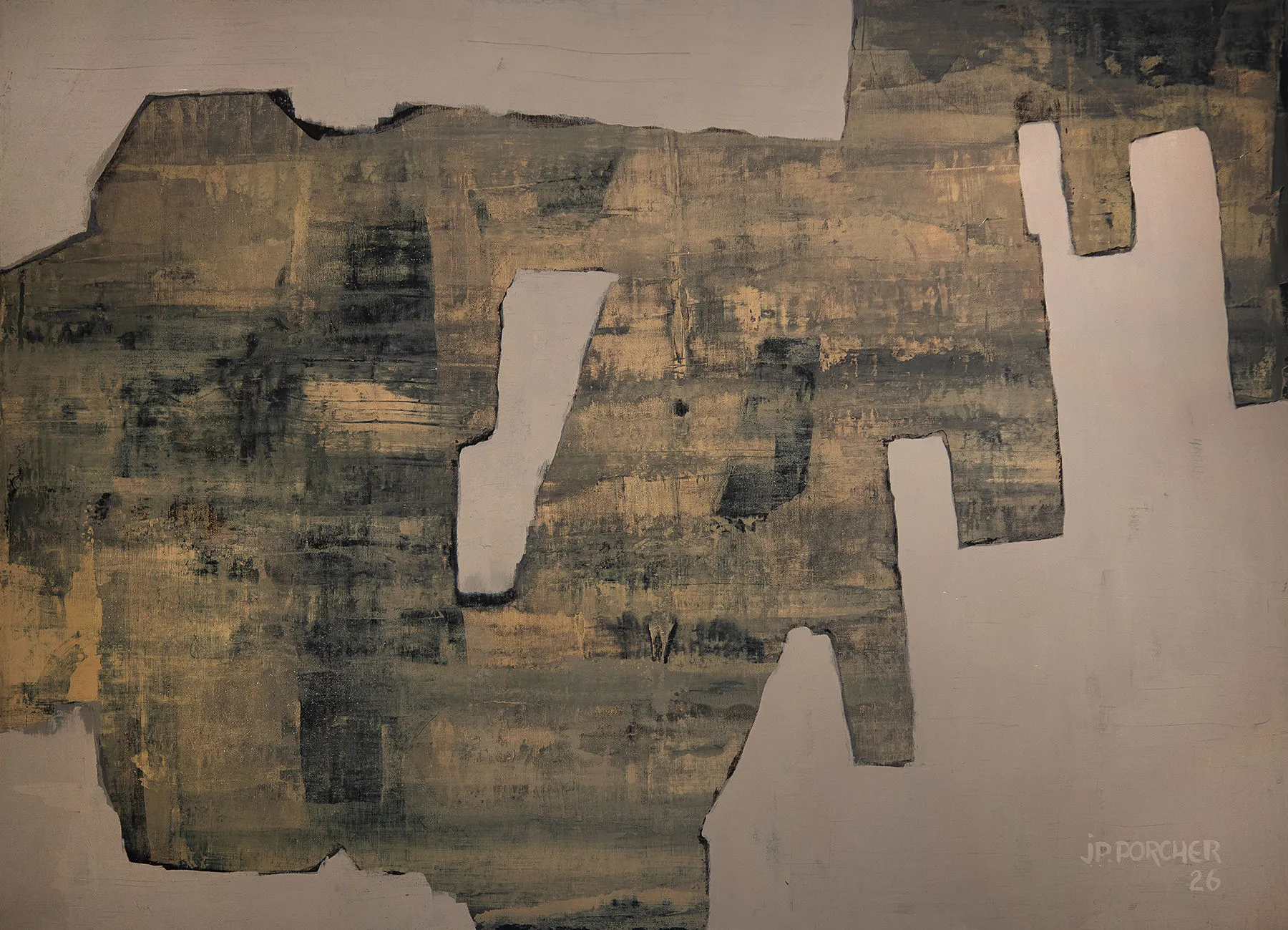 Série 2: Résonance, Jean Pierre Porcher, 2026, Acrylic on canvas