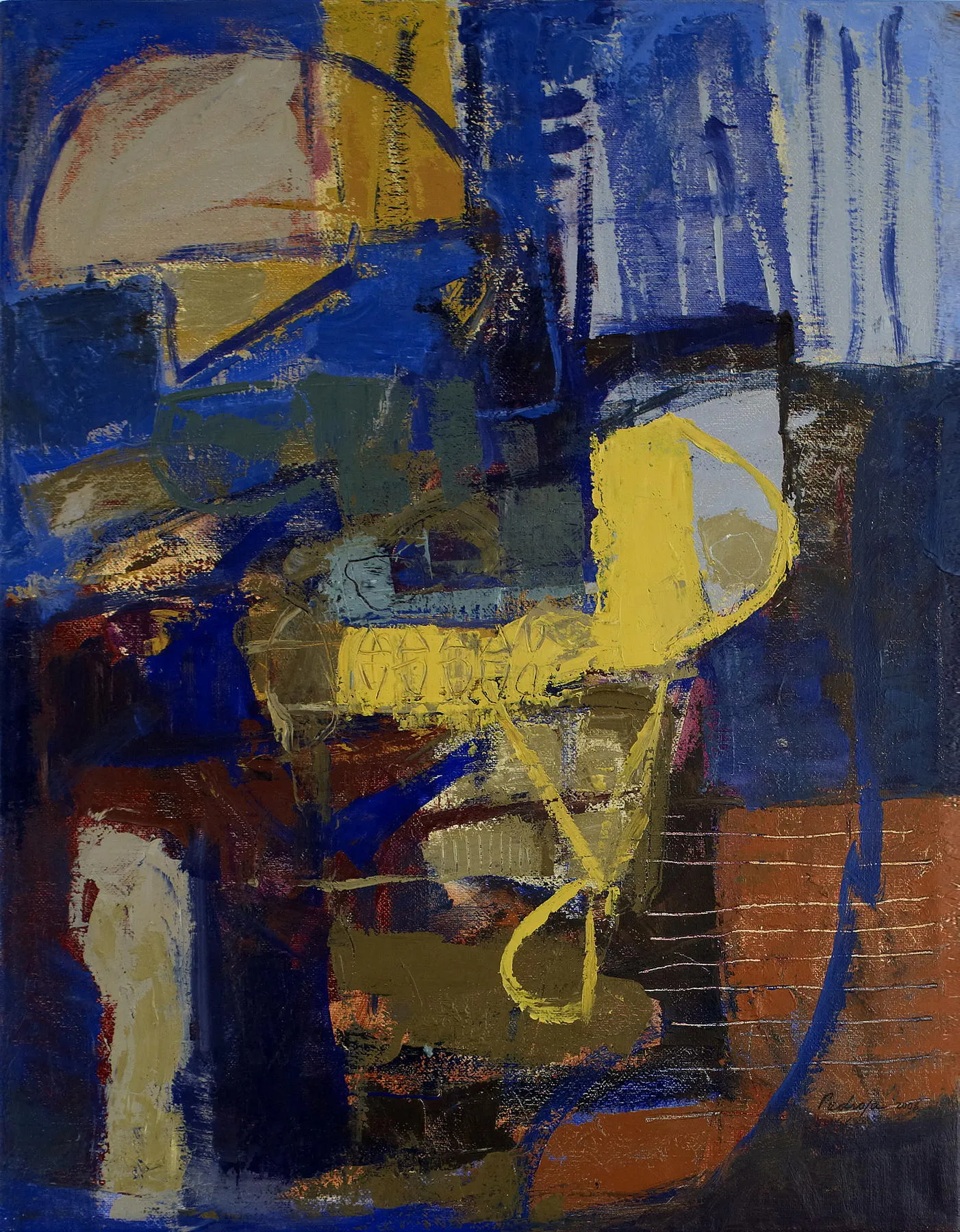 Lights of Saint-Tropez, Bruno Pedrosa, 2008, Oil on canvas
