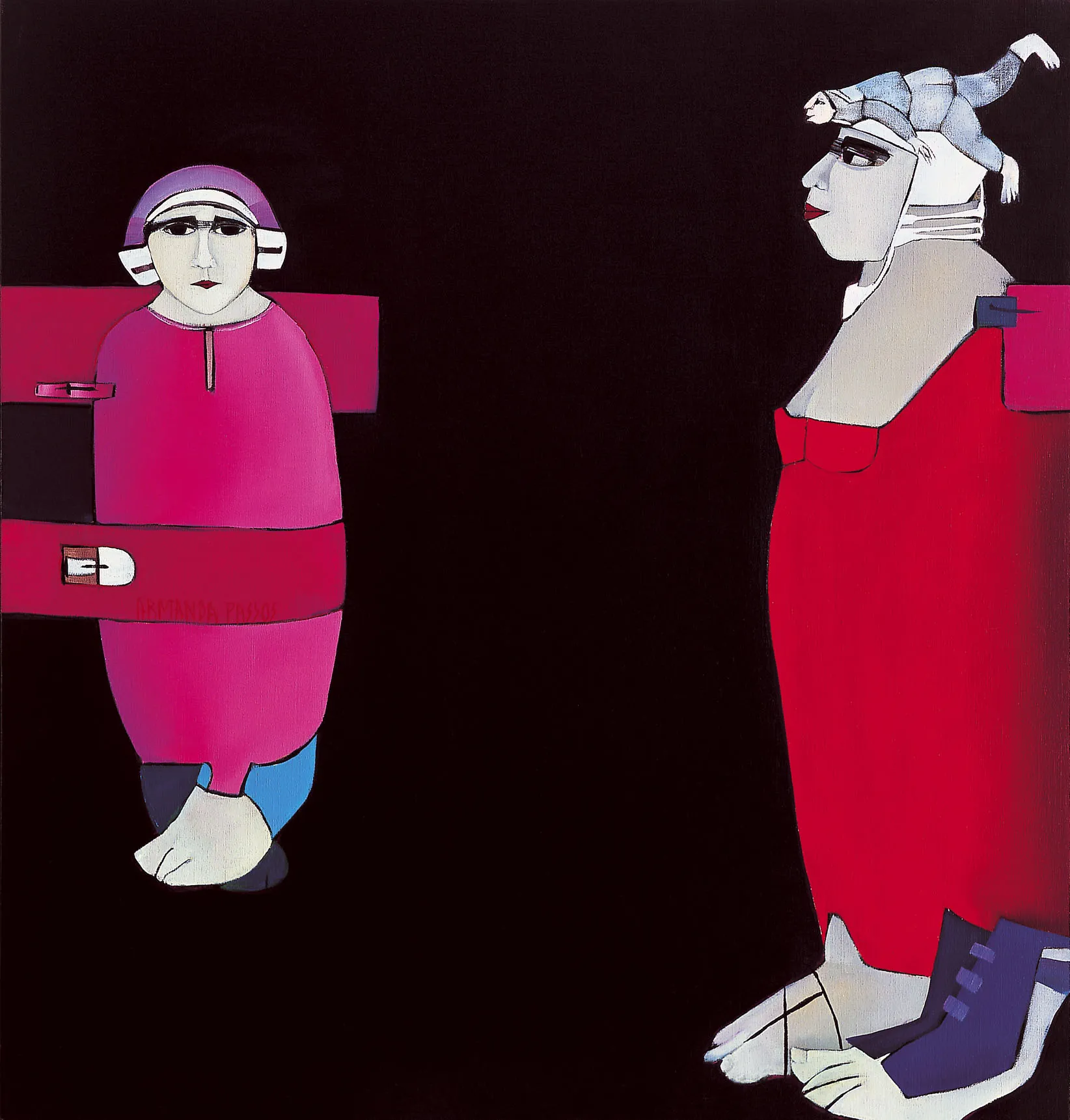 Untitled #6, Armanda Passos, 2003, Oil on canvas