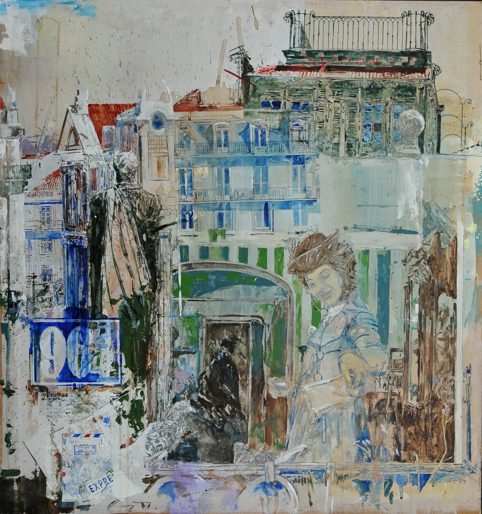 Camões, João Cristóvão, 2013, Mixed media on canvas