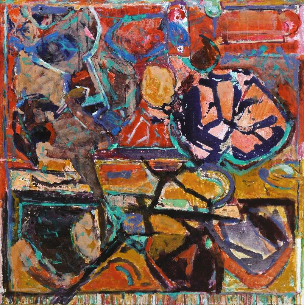 Untitled (221-06), Luís Rodrigues, 2020, Acrylic on canvas