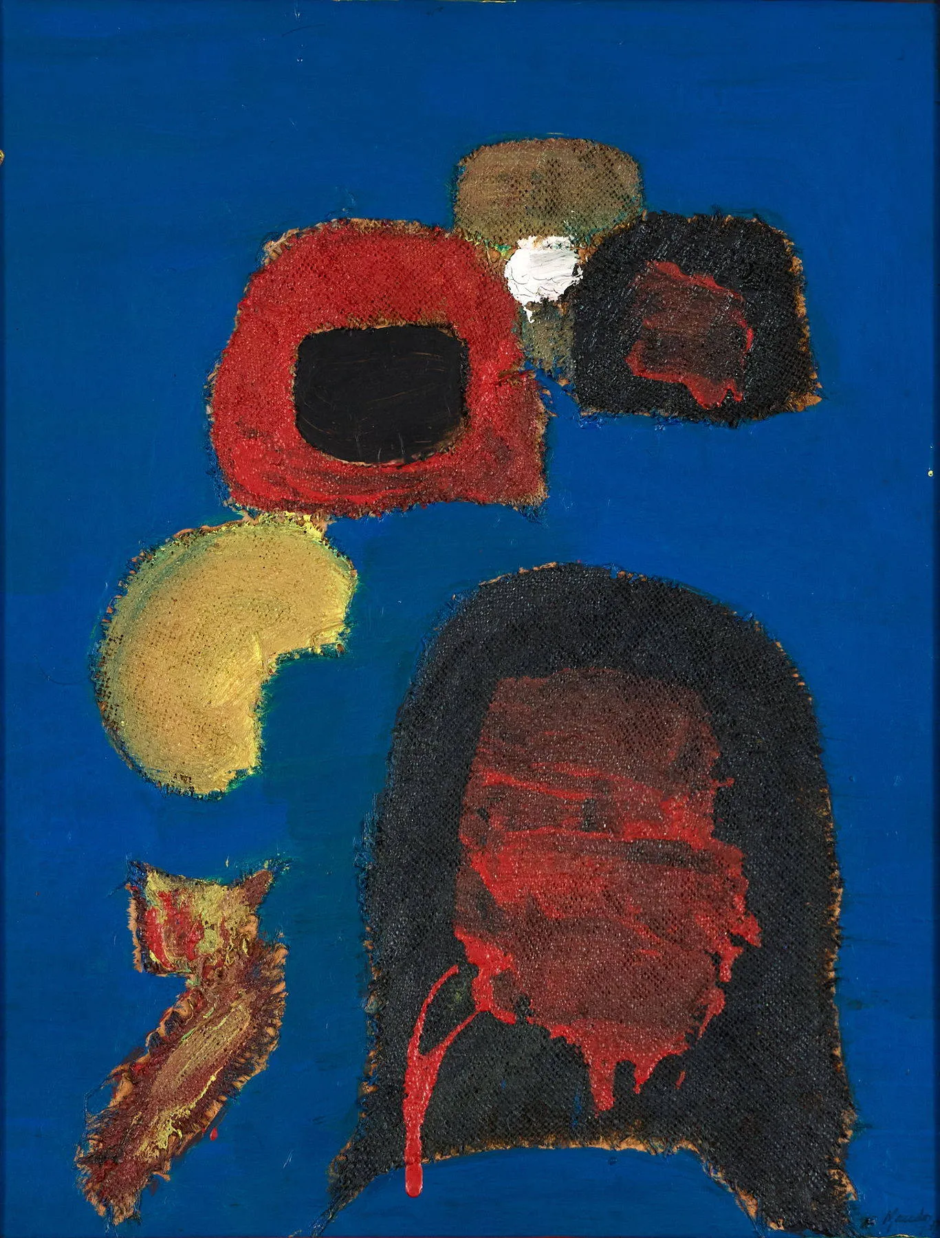 Untitled (300-18), Moita Macedo, 1974, Mixed media on platex