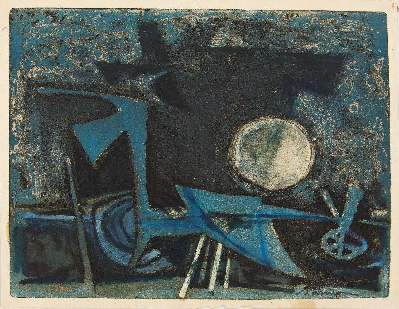 Untitled (173-013), António Charrua, Mixed media on paper