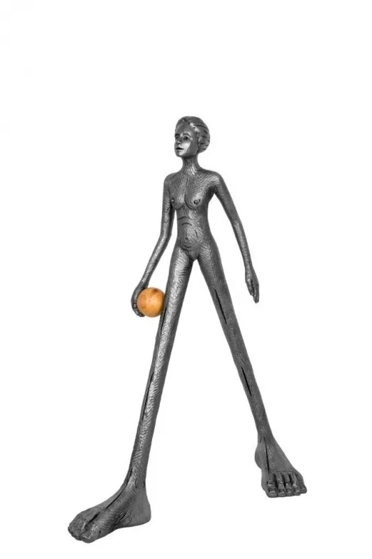 Distância, Pedro Figueiredo, 2015, Polyester and wood sculpture