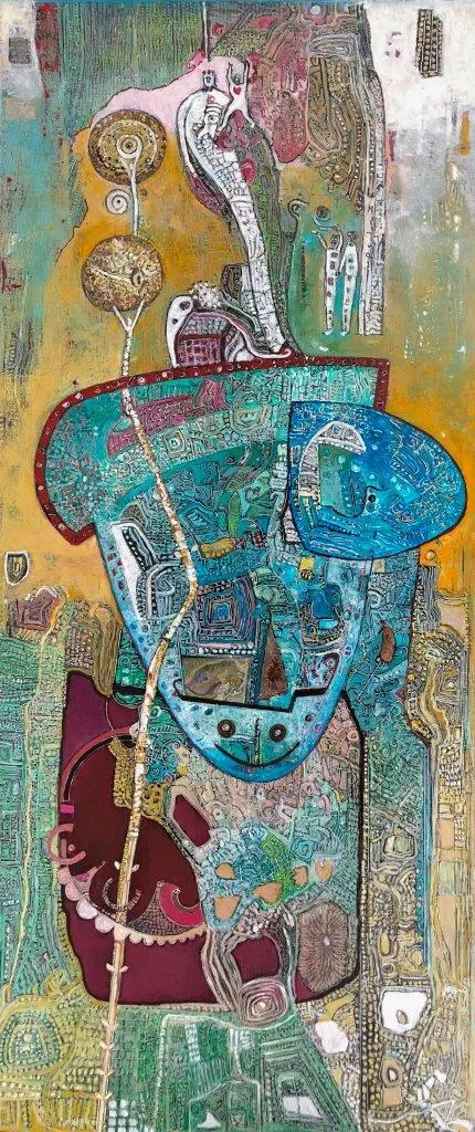 Rectângulo que Ri, Ana Maria, 2018, Oil on canvas