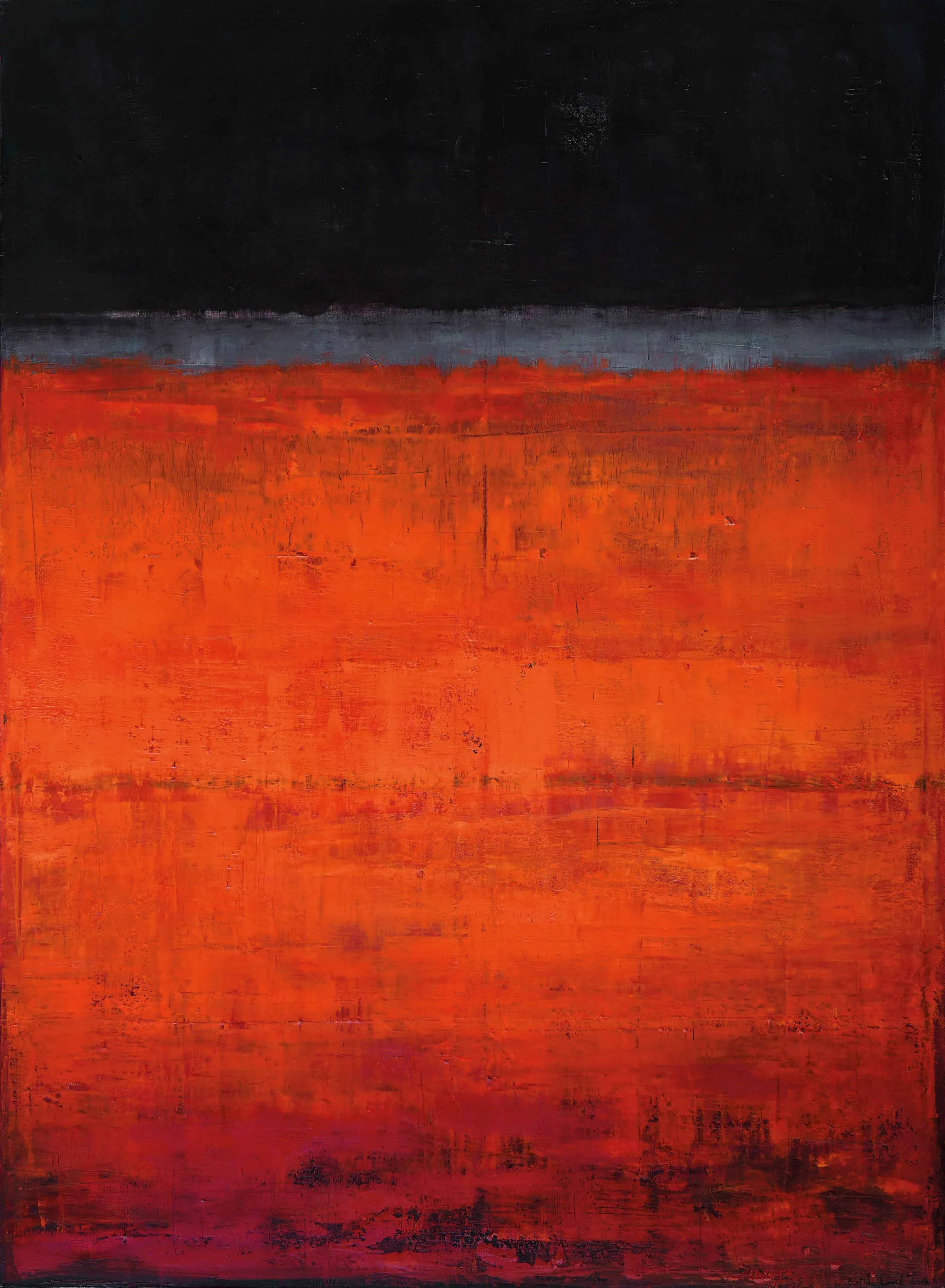 A.P.15-172 (Pompeii II), Branislav Mihajlović, 2015, Oil on canvas