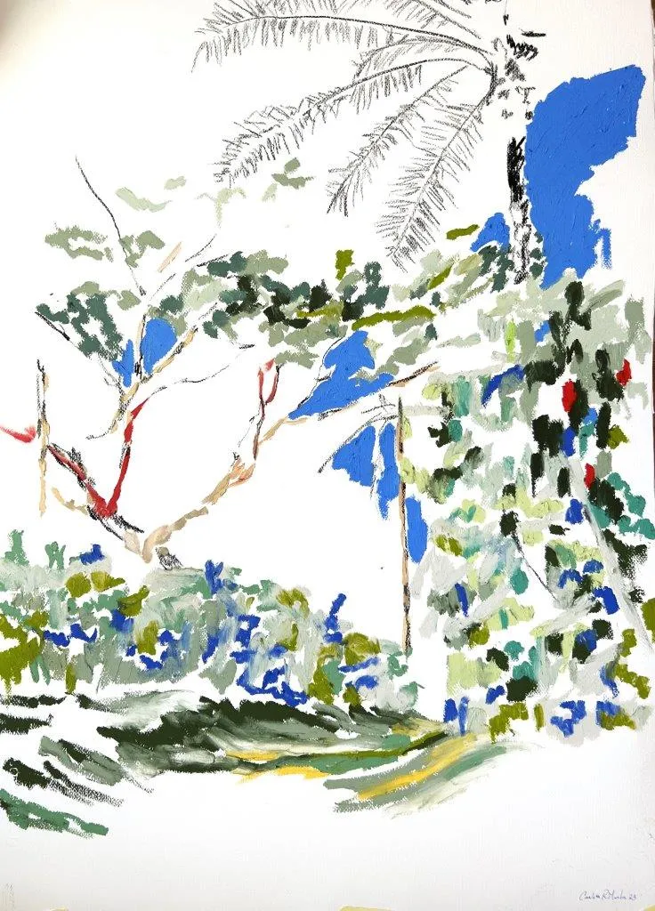 Untitled (264-23), Carlota Roque Martins, 2023, Mixed media on paper