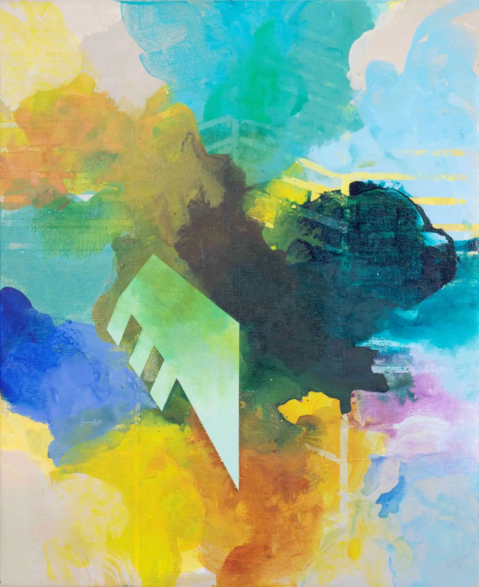 Untitled (296-16), Victor Costa, 2025, Acrylic on canvas