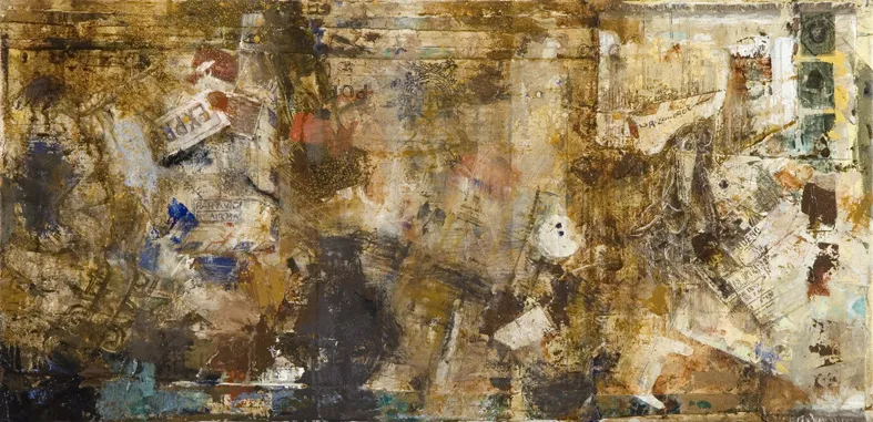 Mail, João Cristóvão, 2011, Mixed media on canvas