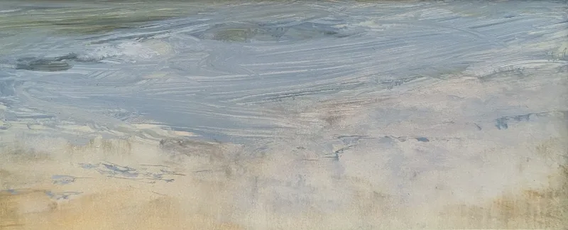 Untitled (282-20), Paulo Barreiros Cardoso, 2024, Oil on paper on aluminium