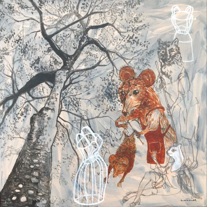Great expectations, Benedita Kendall, 2022, Acrylic on canvas
