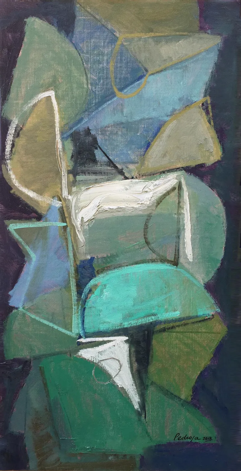 Suite asolana XXV, Bruno Pedrosa, 2017, Acrylic on canvas