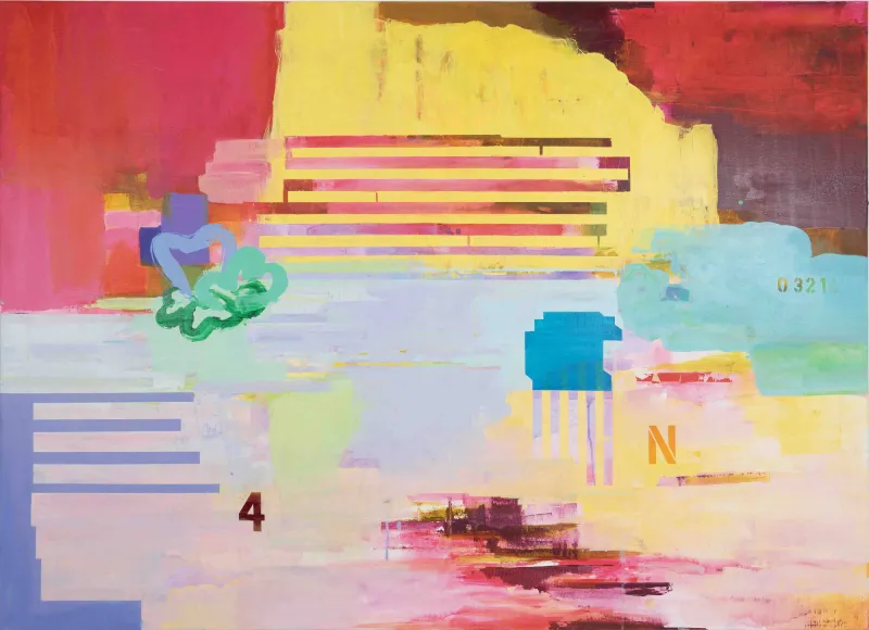 Untitled (296-08), Victor Costa, 2024, Acrylic on canvas
