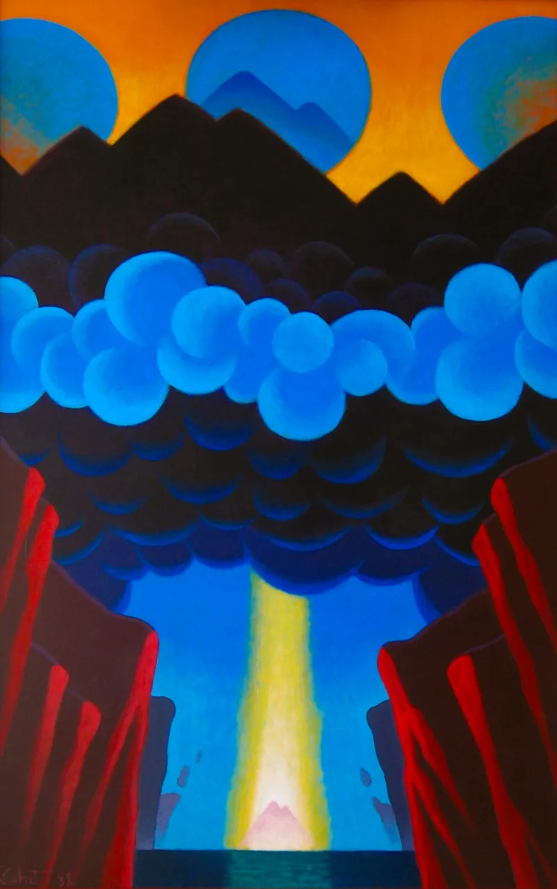 They Said It, Carlos Calvet, 1988, Acrylic on canvas