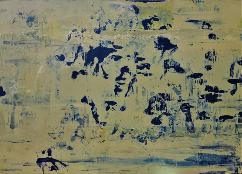 Canicule, Jean Pierre Porcher, 2020, Acrylic on canvas