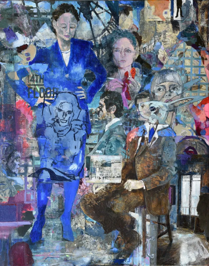Cronista do invisível, João Cristóvão, 2025, Oil on canvas