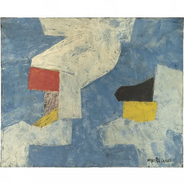 Untitled, Serge Poliakoff, 1955, Oil on canvas