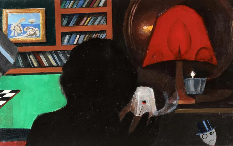 Untitled, José Escada, 1980, Acrylic on canvas