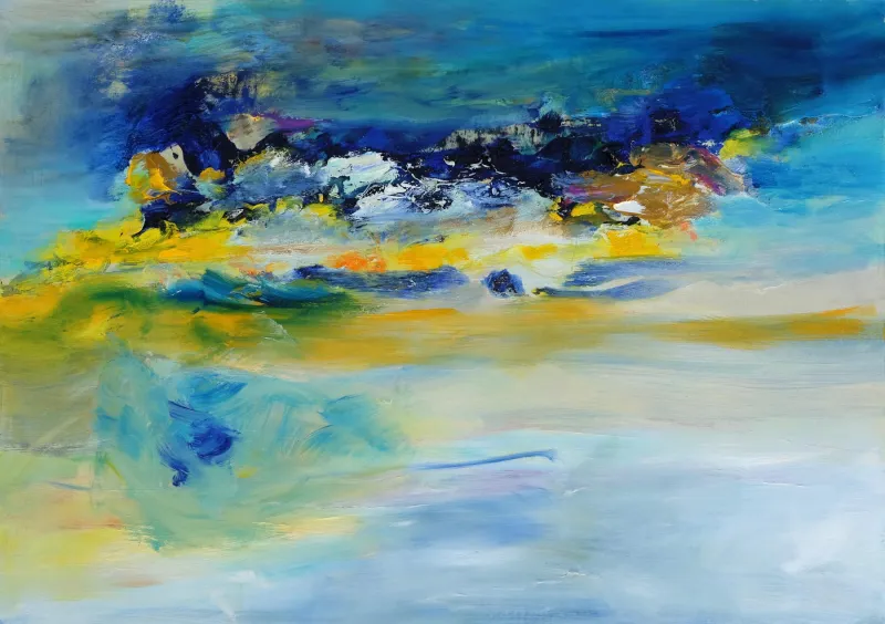 Ser-paisagem I, Ana Sério, 2019, Oil on wood