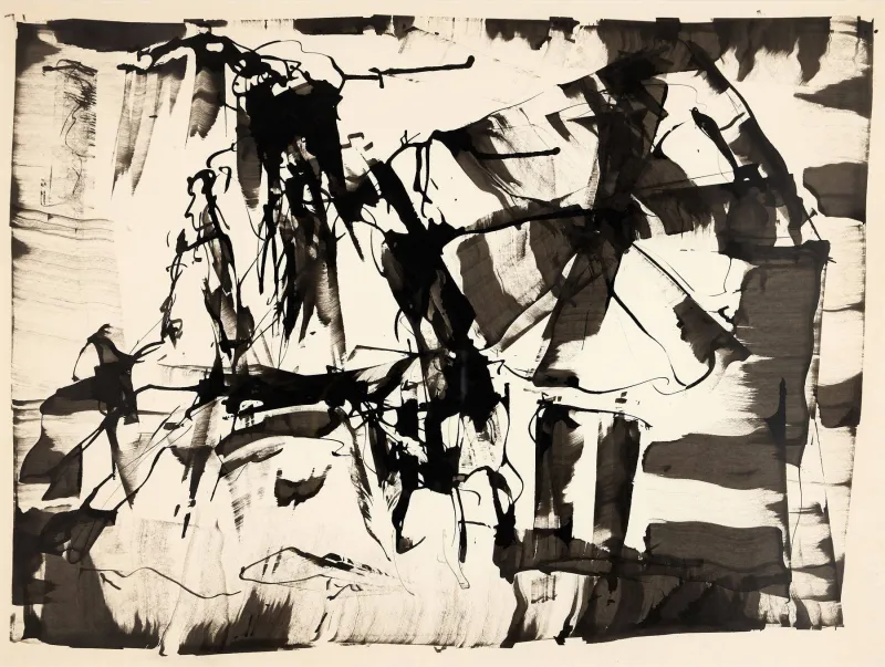 Untitled (300-50), Moita Macedo, India ink on paper