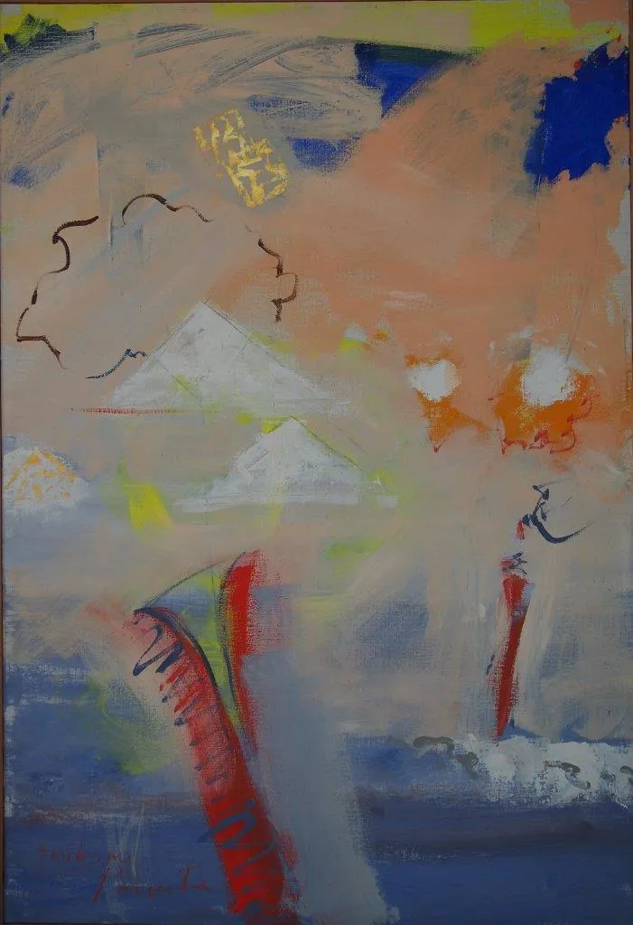 O Faraó, Guilherme Parente, Mixed media on canvas