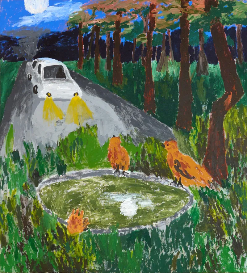 The arrival, Sara Gonçalves, 2026, Acrylic on canvas