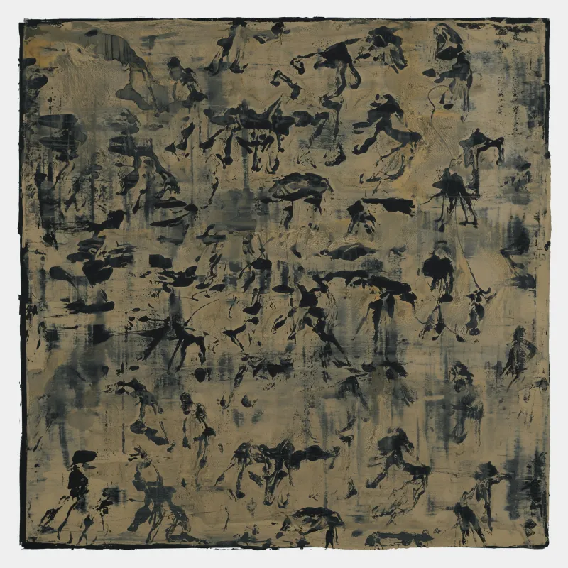 L'âge d'or, Jean Pierre Porcher, 2018, Acrylic on canvas