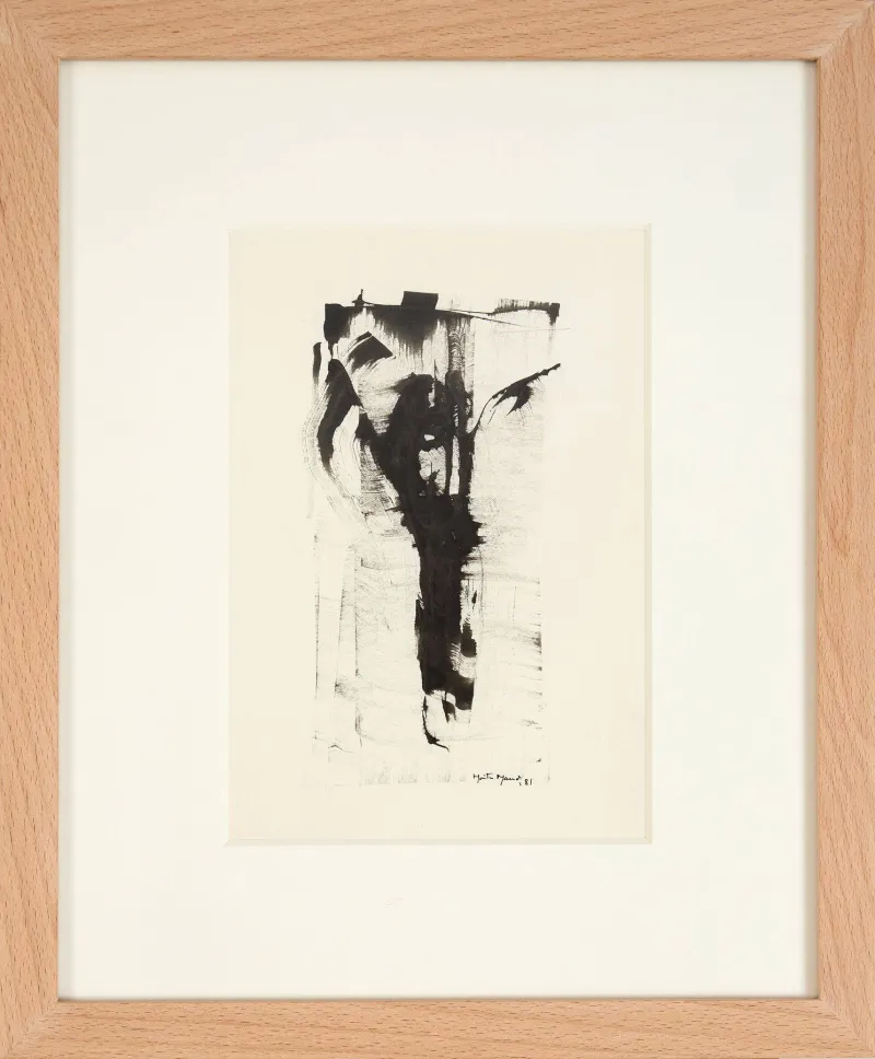 Untitled (300-42), Moita Macedo, 1981, India ink on paper