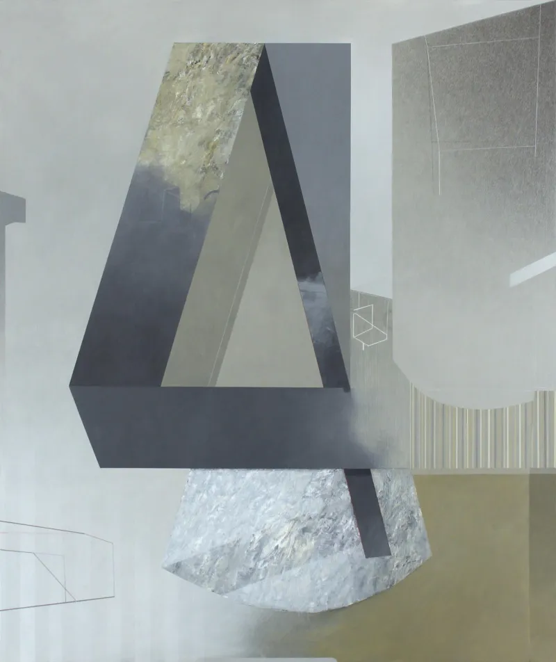 Sign, Rui Tavares, 2023, Mixed media on canvas