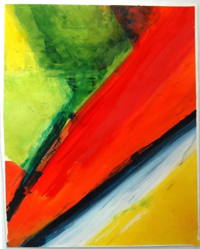 Película de Fósforo #1, Ana Sério, 2015, Oil on paper