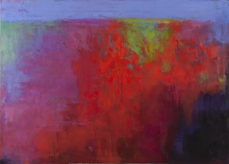 A.P.22-526 (Horizons V), Branislav Mihajlović, 2022, Oil on canvas