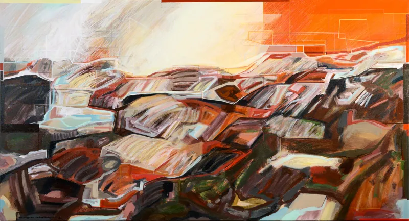 Deep Truth #06, Susana Chasse, 2026, Mixed media on canvas