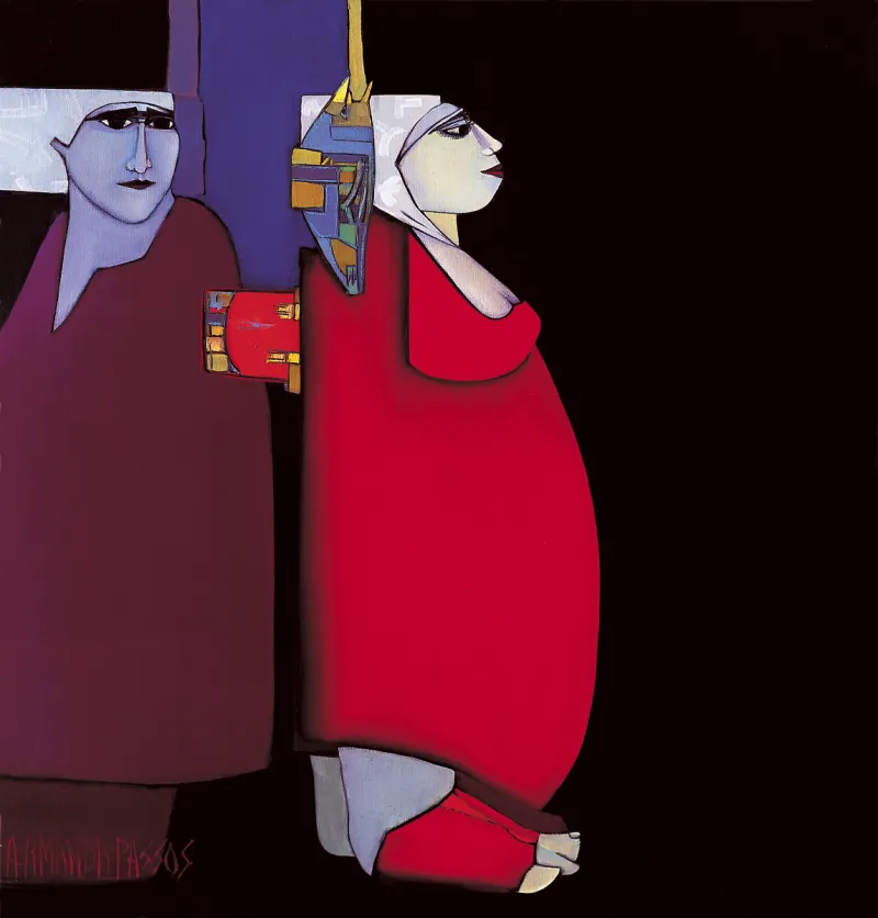 Untitled #1, Armanda Passos, 2003, Oil on canvas