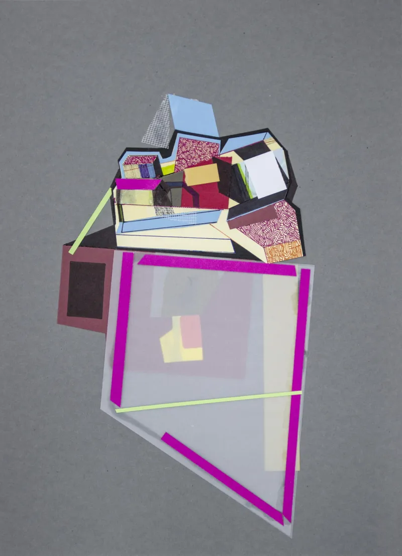 Heavy drawing #13, Ana Pais Oliveira, 2016, Mixed media on card