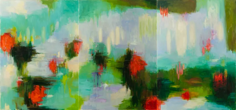 A.P.26-705 (Water Lilies), Branislav Mihajlović, 2026, Oil on canvas