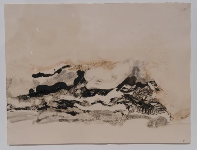 Nuvens I, Ana Sério, 2022, Watercolour on paper