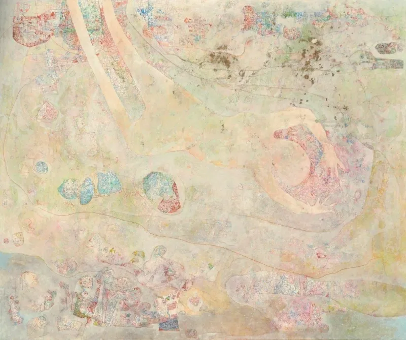 A Sombra e o Silêncio quase branco, Ana Maria, 2012, Acrylic on canvas